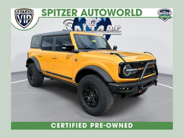 Orange Metallic 2021 Ford Bronco SUV / Crossover Four-Wheel Drive Automatic