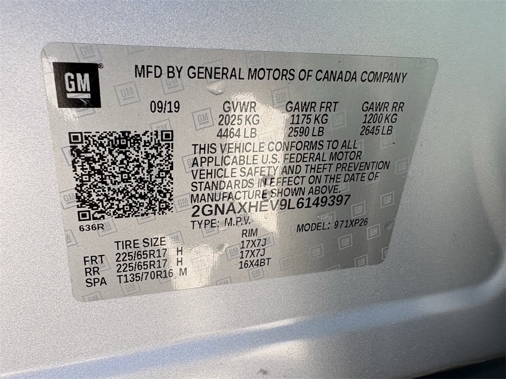 2020 Chevrolet Equinox LS Silver at DeMontrond Auto Country