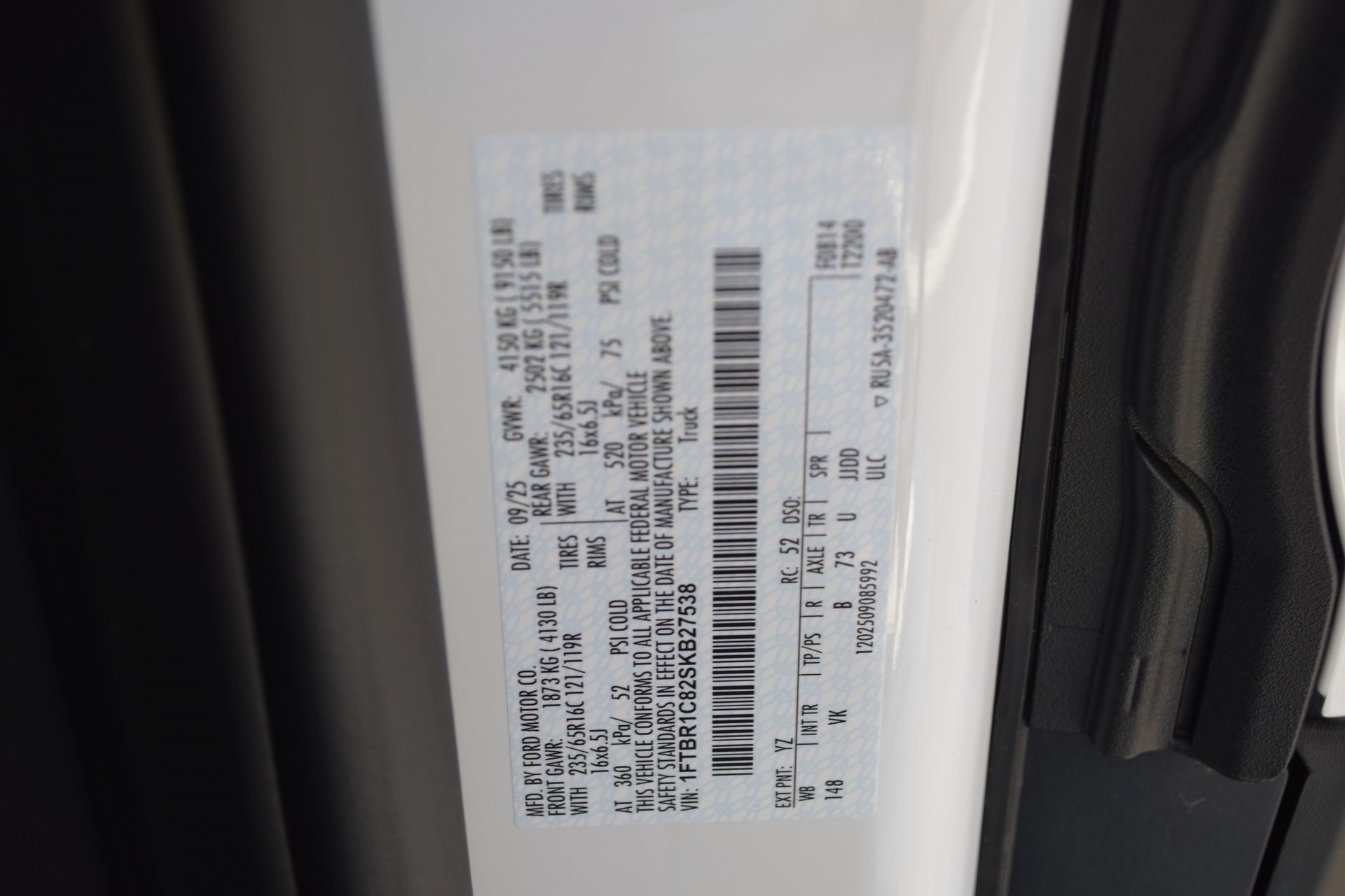 2025 Ford Transit-250 Base White at Cook Ford