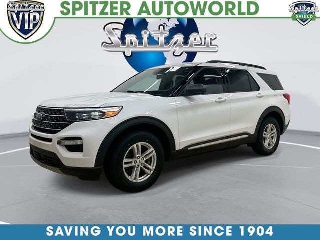 Oxford White 2020 Ford Explorer XLT AWD SUV / Crossover All-Wheel Drive Automatic