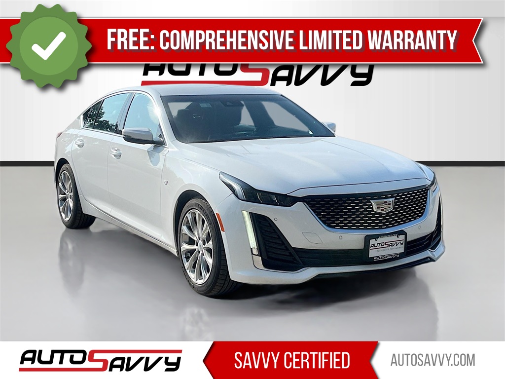 2023 Cadillac CT5 Premium Luxury White at Central Houston Nissan