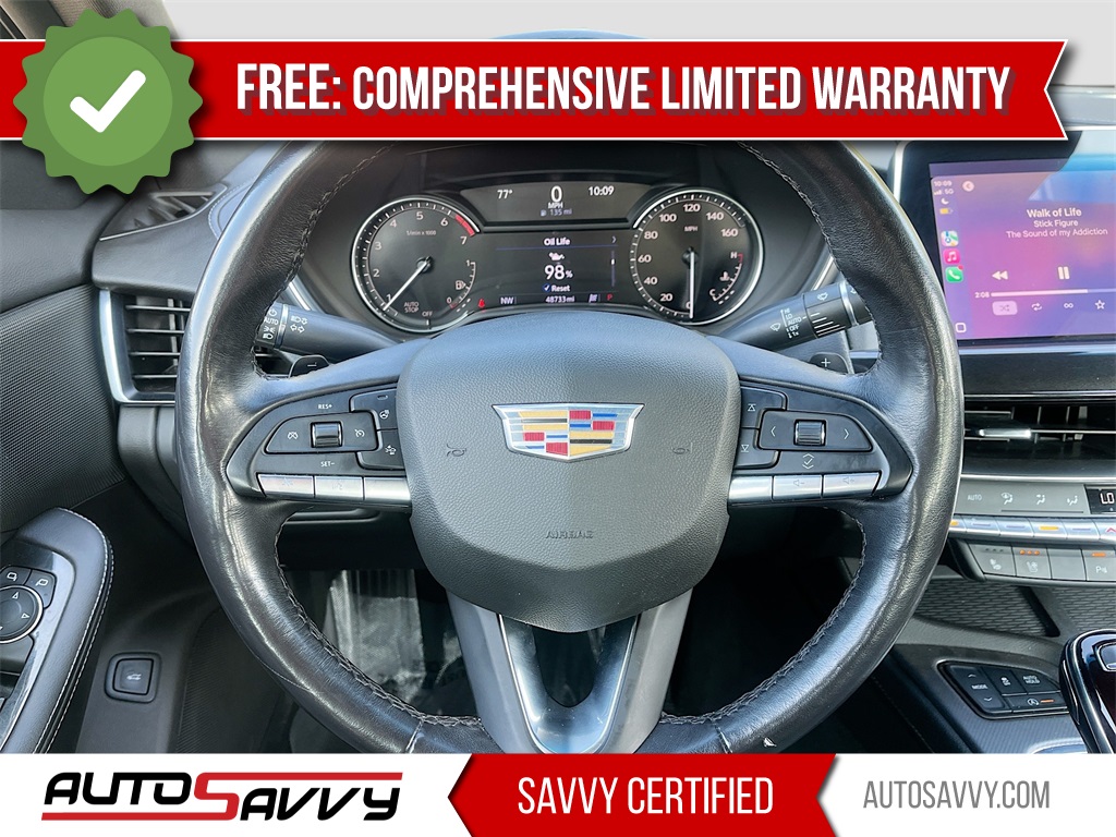 2023 Cadillac CT5 Premium Luxury White at Central Houston Nissan