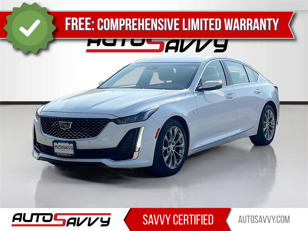 2023 Cadillac CT5 Premium Luxury White at Central Houston Nissan