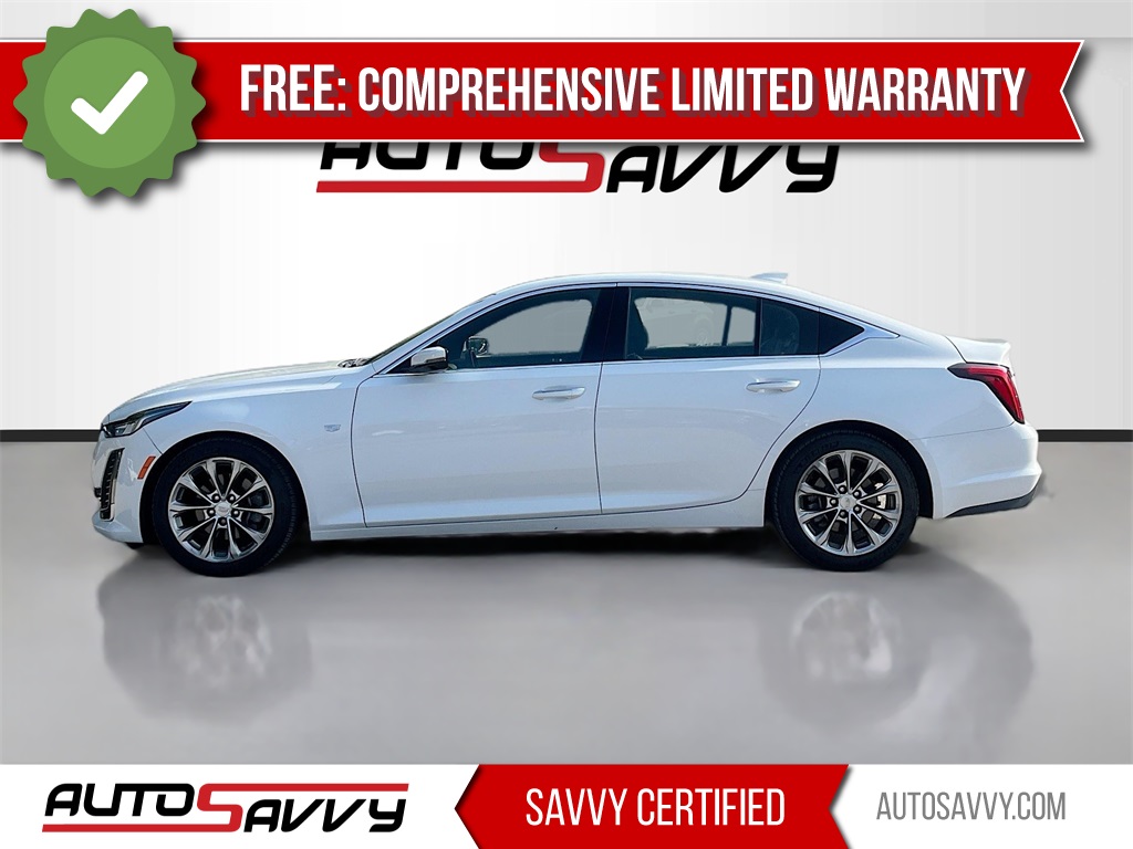 2023 Cadillac CT5 Premium Luxury White at Central Houston Nissan