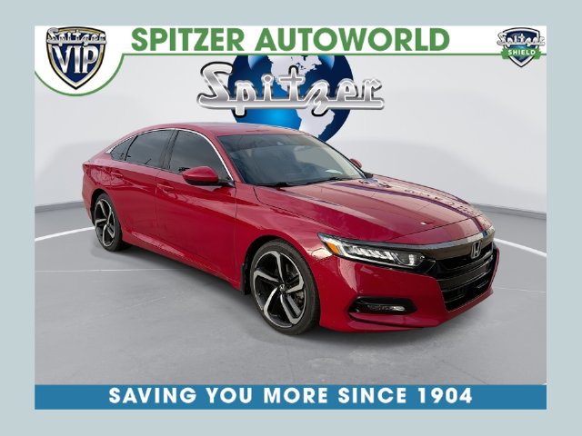 San Marino Red 2020 Honda Accord Sedan Front-Wheel Drive Continuously Variable Transmission
