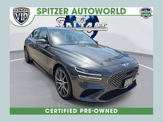Makalu Gray 2023 Genesis G70 Sedan Rear-Wheel Drive 8-Speed Automatic