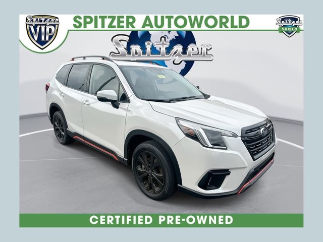 Crystal White Pearl 2024 Subaru Forester Sport Crossover AWD SUV / Crossover All-Wheel Drive Continuously Variable Transmission