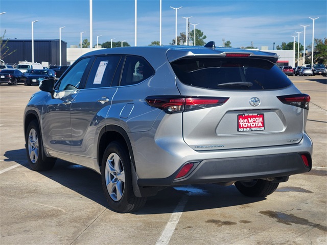 2024 Toyota Highlander LE Silver at Don McGill Toyota