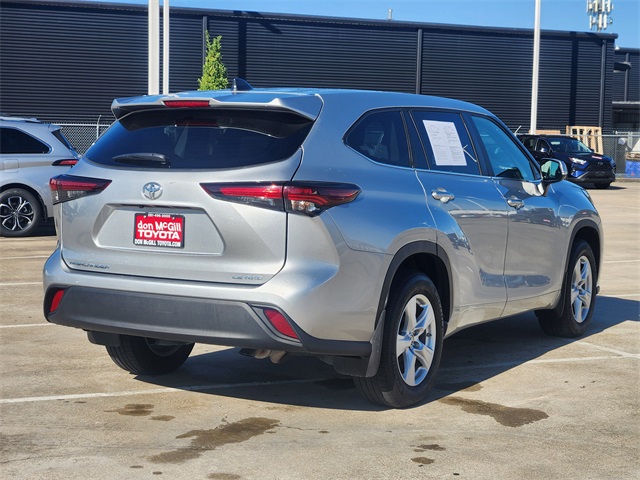 2024 Toyota Highlander LE Silver at Don McGill Toyota
