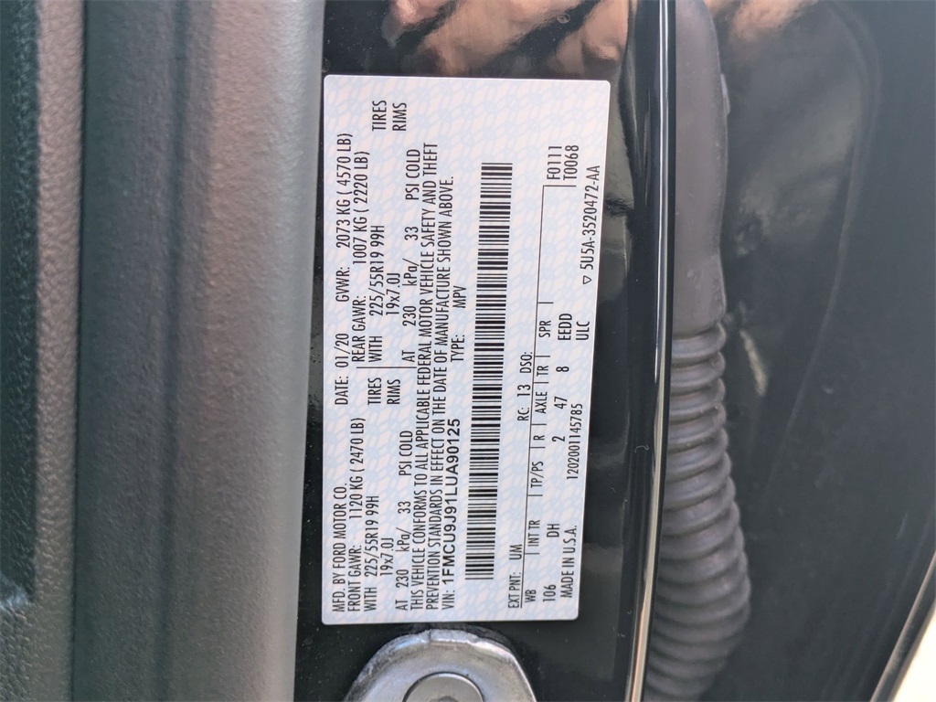 Used 2020 Ford Escape For Sale in Findlay, OH