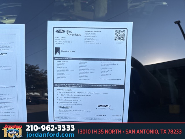 Used Car 2023 Hyundai Palisade  Limited For Sale Under $35,000 In San Antonio, Texas