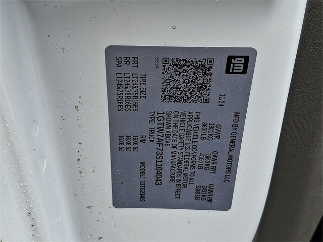 2025 GMC Savana 2500 Work Van for sale at PATRIOT BUICK GMC OF BOYERTOWN
