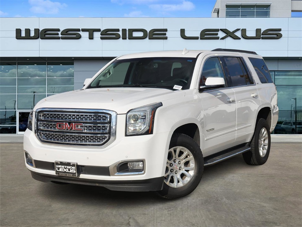2020 GMC Yukon SLT White at DeMontrond Gulf Freeway