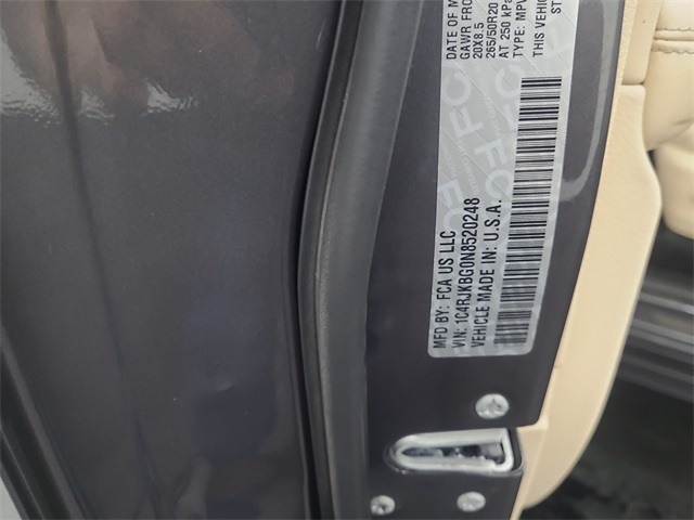 2022 – Jeep – Grand Cherokee L
