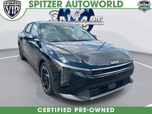 Aurora Black Pearl 2025 Kia K4 Sedan Front-Wheel Drive Continuously Variable Transmission