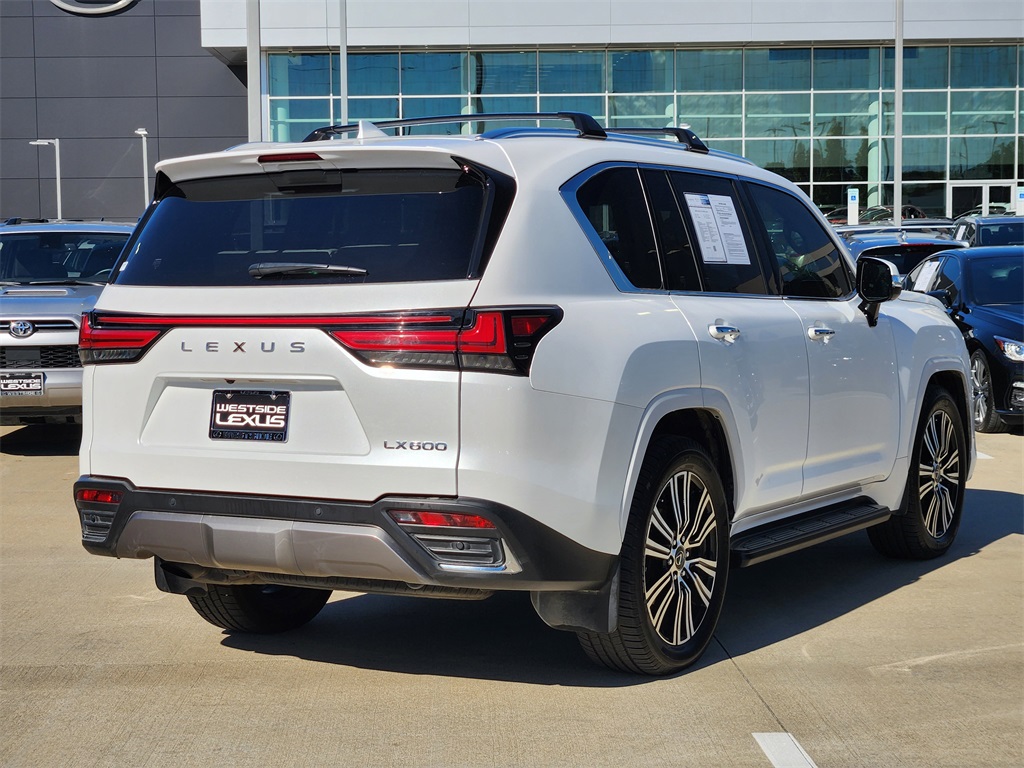 2023 Lexus LX 600 Luxury White at Westside Lexus