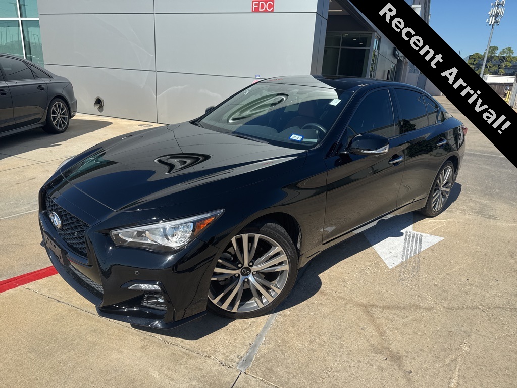2024 INFINITI Q50 SENSORY Black at AutoSavvy Houston Southwest