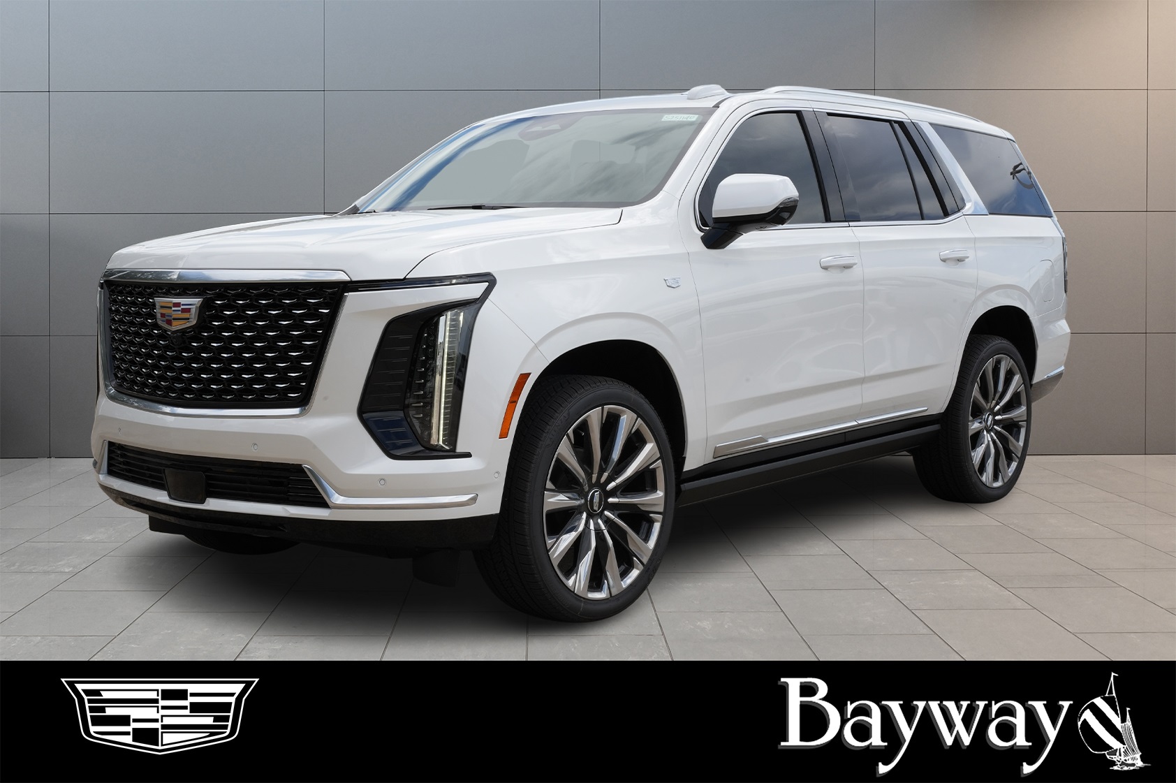 2025 Cadillac Escalade Premium Luxury Platinum White at Tom Peacock Cadillac