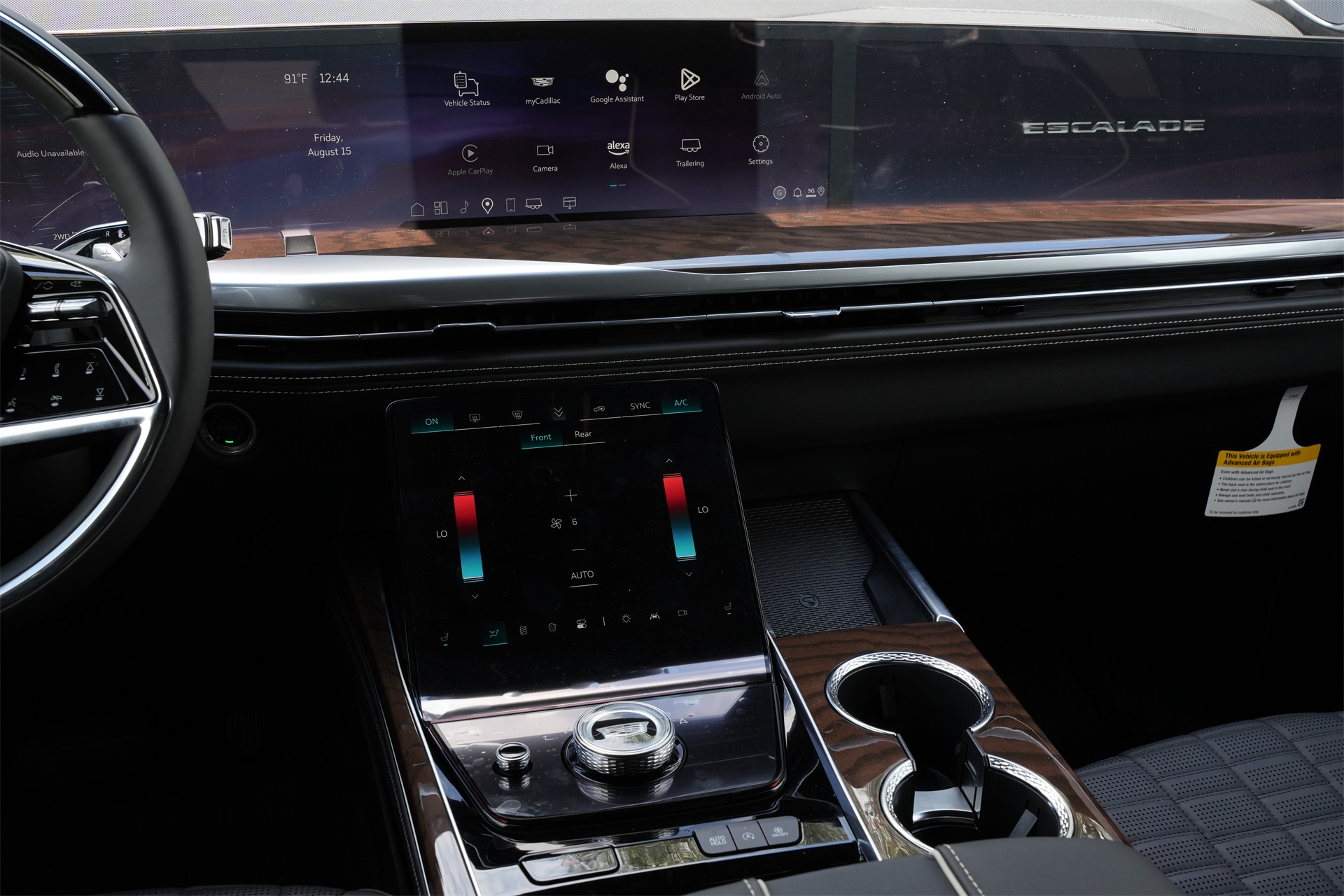 2025 Cadillac Escalade Premium Luxury Platinum White at Tom Peacock Cadillac