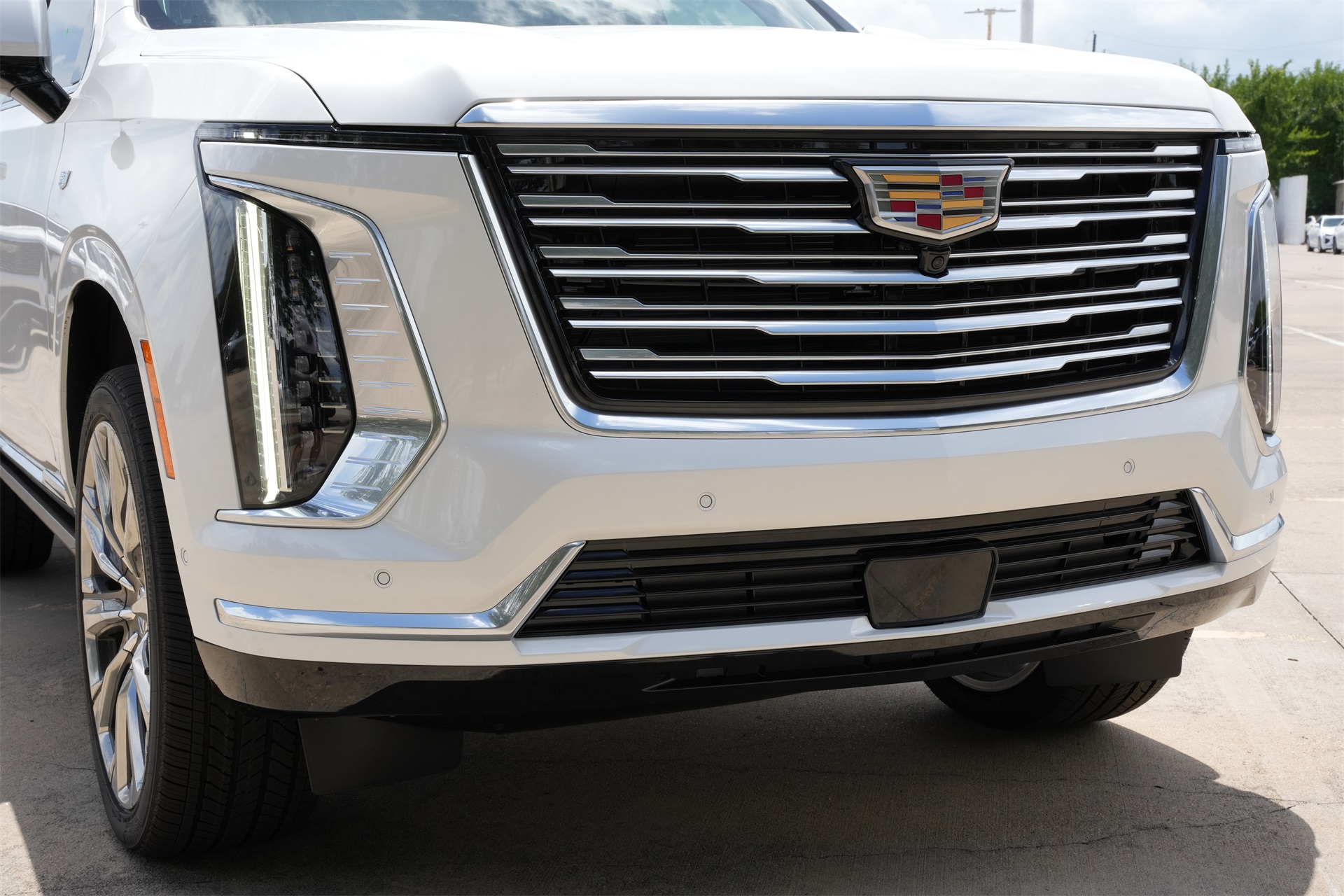 2025 Cadillac Escalade Premium Luxury Platinum White at Tom Peacock Cadillac