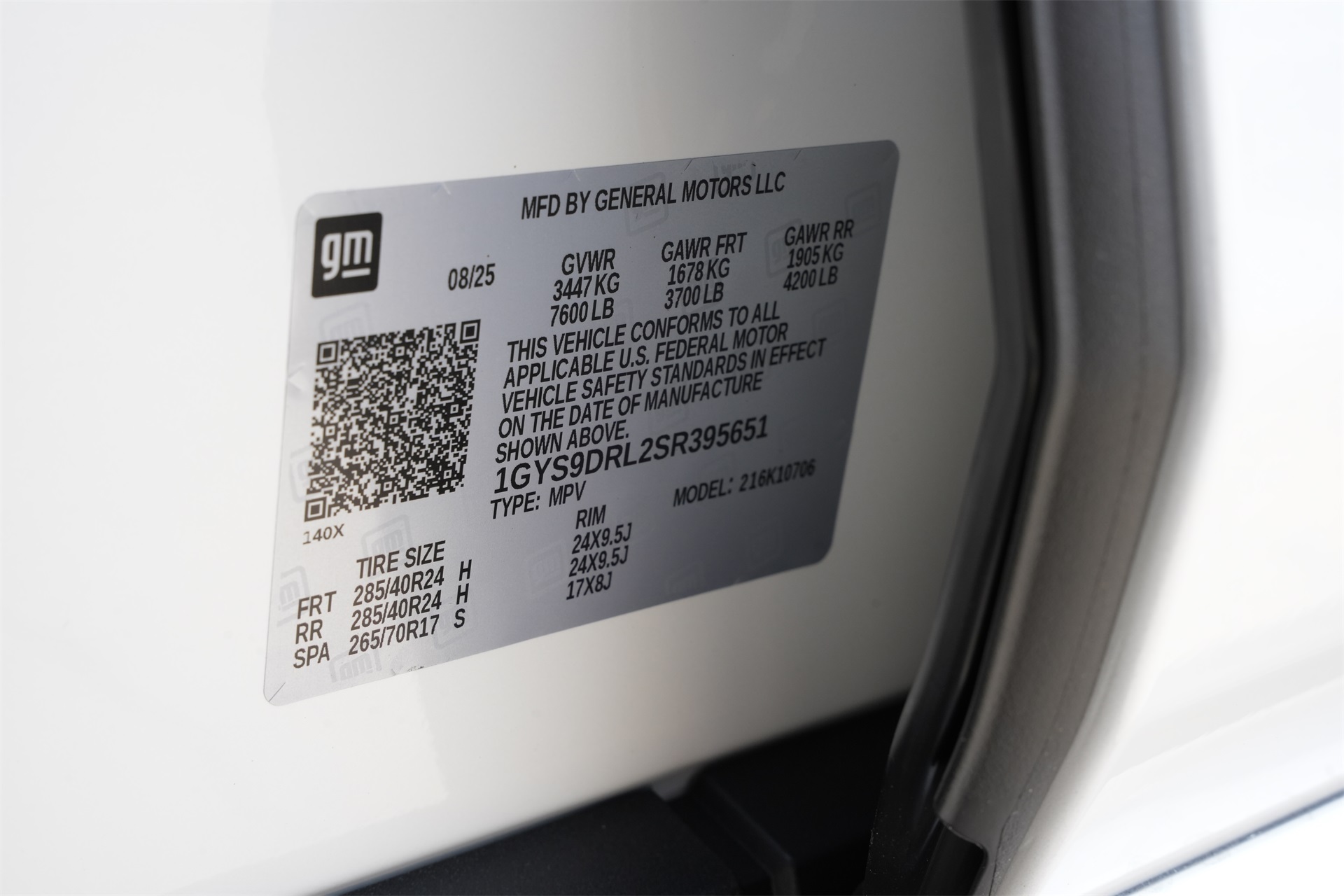 2025 Cadillac Escalade Premium Luxury Platinum White at Tom Peacock Cadillac