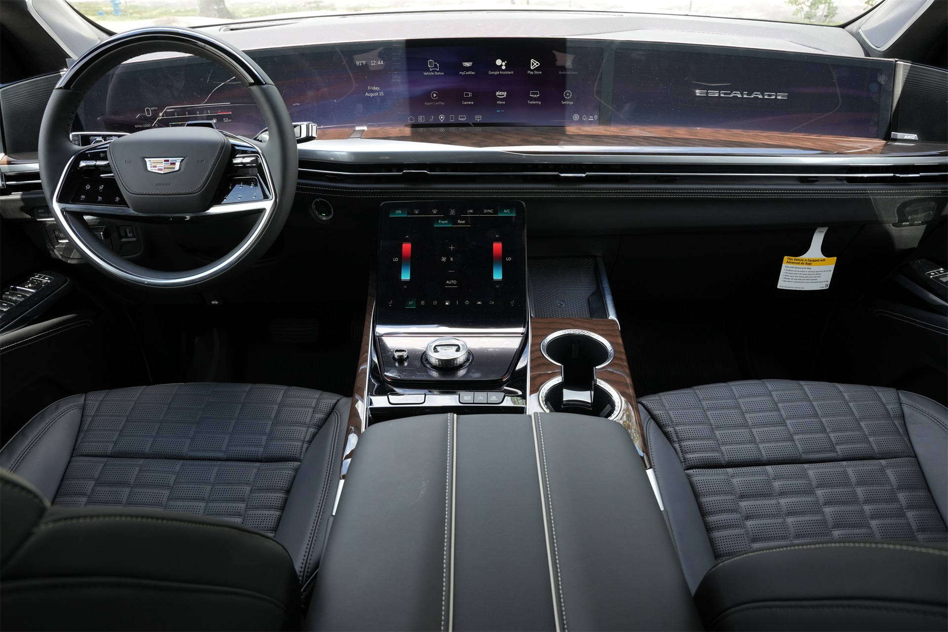 2025 Cadillac Escalade Premium Luxury Platinum White at Tom Peacock Cadillac