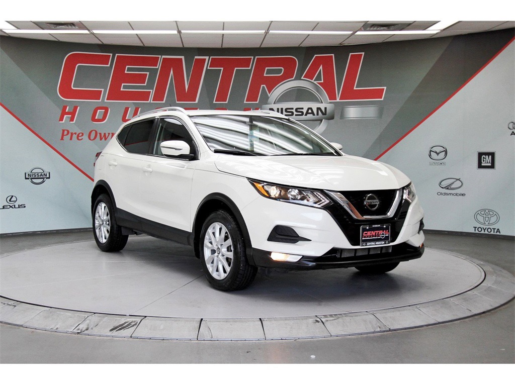2022 Nissan Rogue Sport SV White at Central Houston Nissan