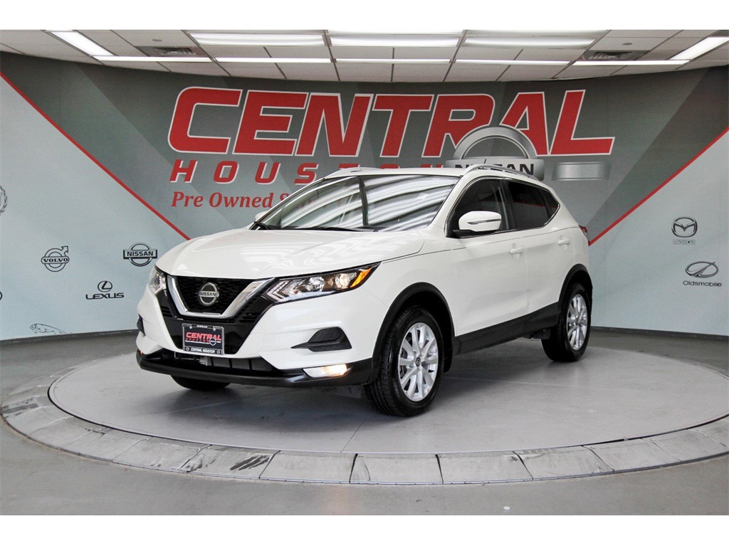 2022 Nissan Rogue Sport SV White at Central Houston Nissan