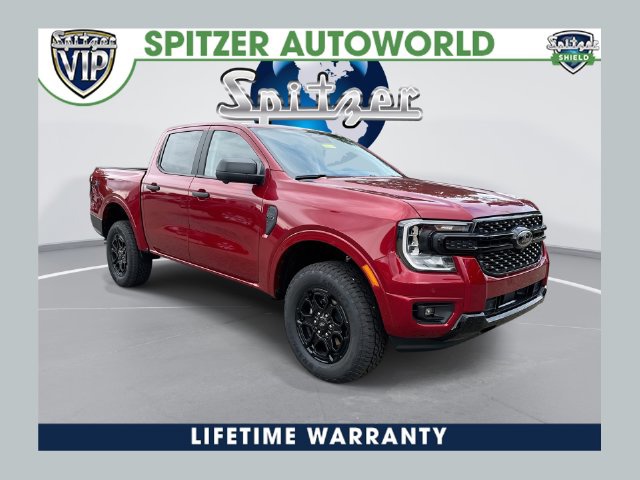 Ruby Red Metallic Tinted Clearcoat 2026 Ford Ranger Pickup Truck Four-Wheel Drive Automatic