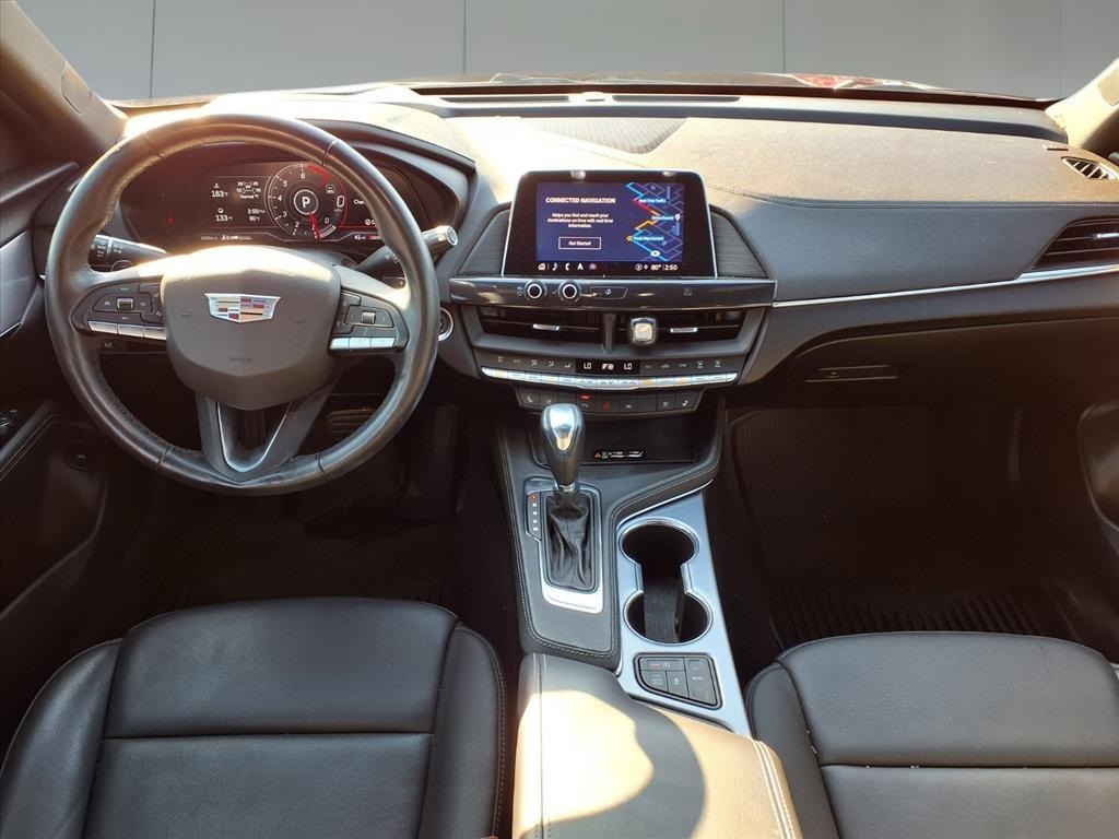 2021 Cadillac CT4 Premium Luxury Red at AutoSavvy Houston Southwest