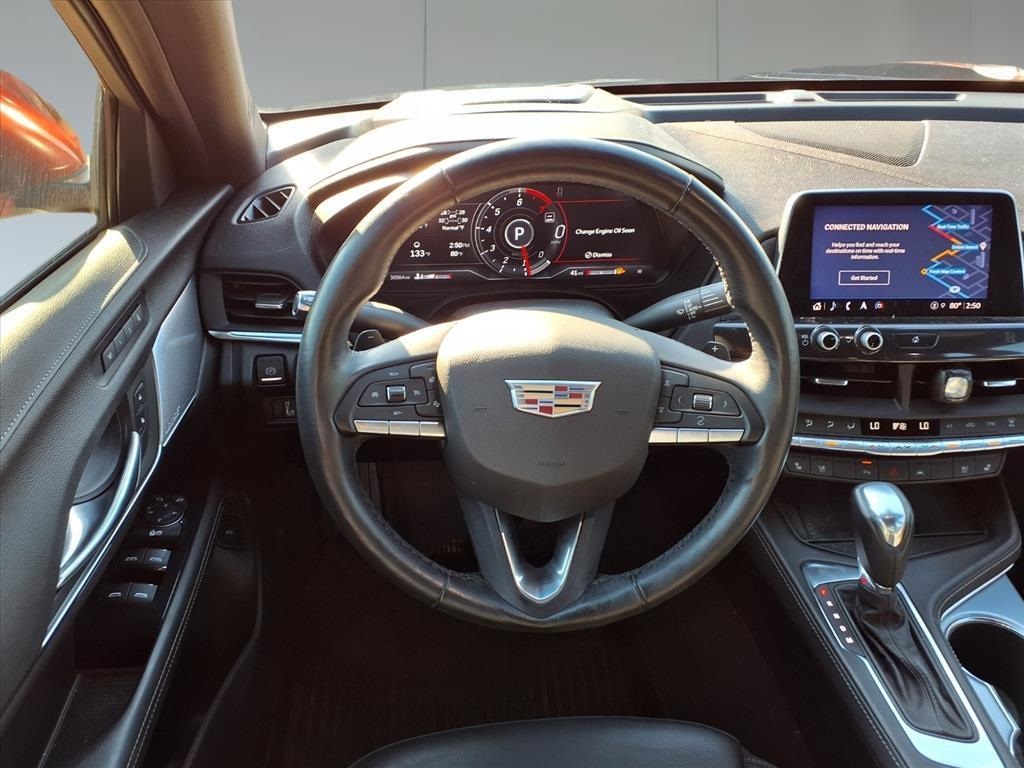 2021 Cadillac CT4 Premium Luxury Red at AutoSavvy Houston Southwest