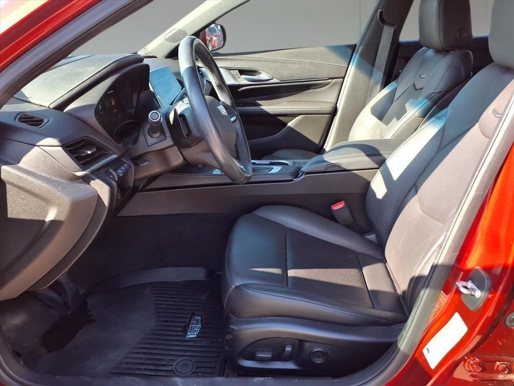 2021 Cadillac CT4 Premium Luxury Red at AutoSavvy Houston Southwest