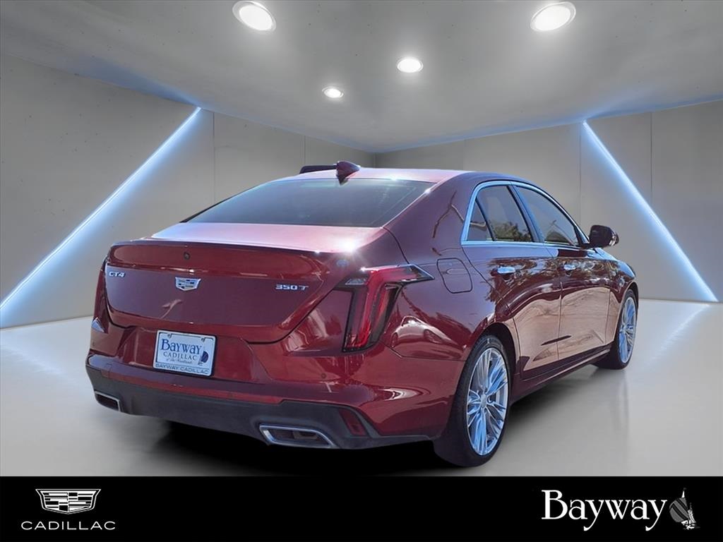 2021 Cadillac CT4 Premium Luxury Red at AutoSavvy Houston Southwest