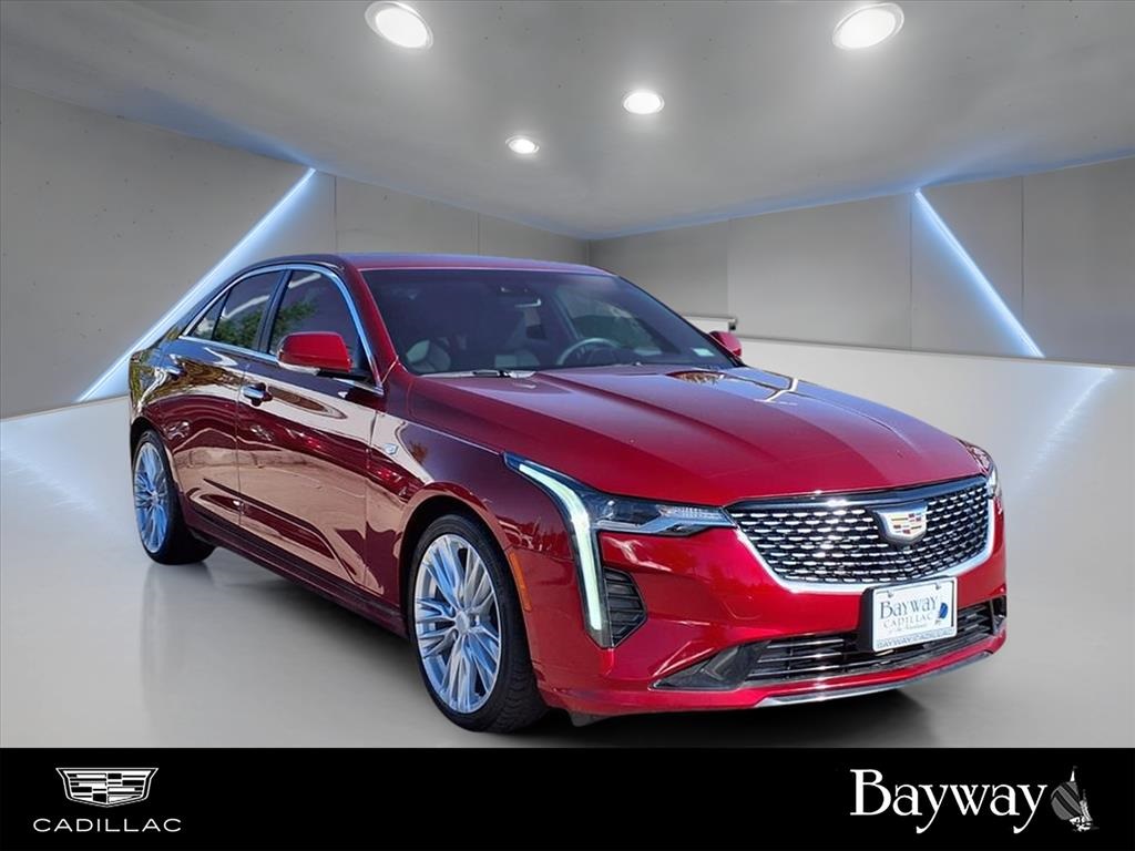 2021 Cadillac CT4 Premium Luxury Red at AutoSavvy Houston Southwest