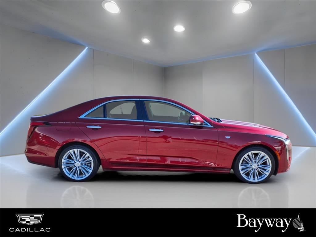 2021 Cadillac CT4 Premium Luxury Red at AutoSavvy Houston Southwest