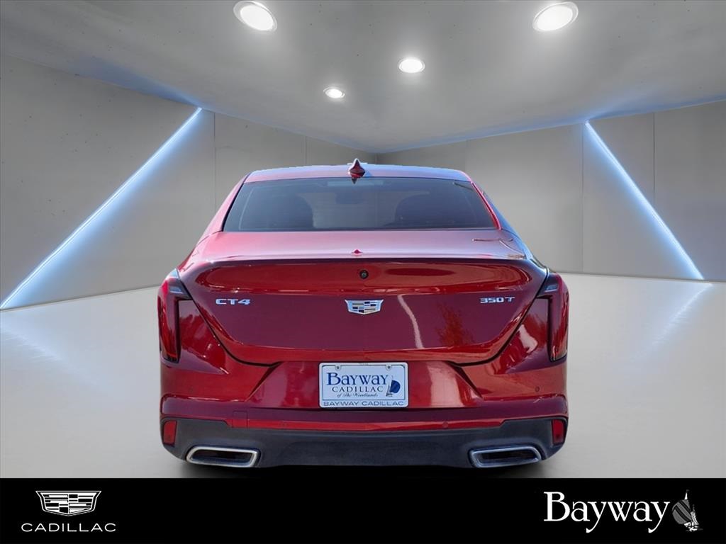 2021 Cadillac CT4 Premium Luxury Red at AutoSavvy Houston Southwest