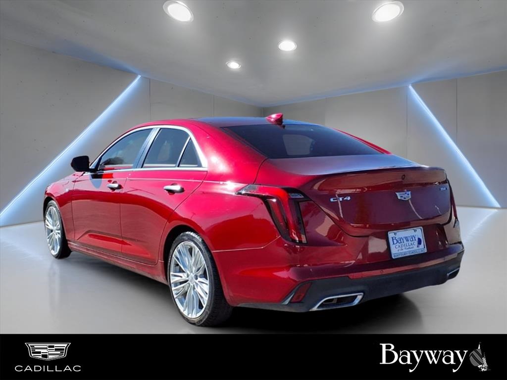 2021 Cadillac CT4 Premium Luxury Red at AutoSavvy Houston Southwest