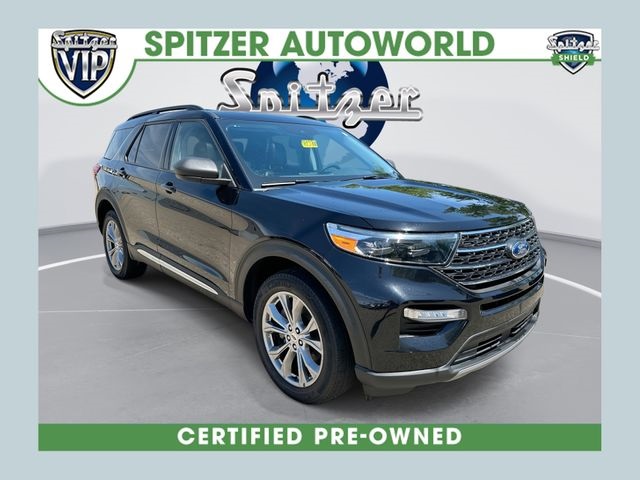 Black Metallic 2023 Ford Explorer XLT AWD SUV / Crossover All-Wheel Drive Automatic