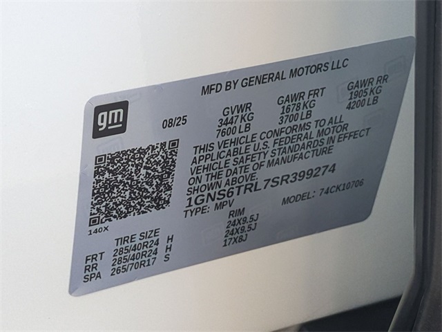 2025 Chevrolet Tahoe High Country for sale at PATRIOT CHEVROLET OF LIMERICK