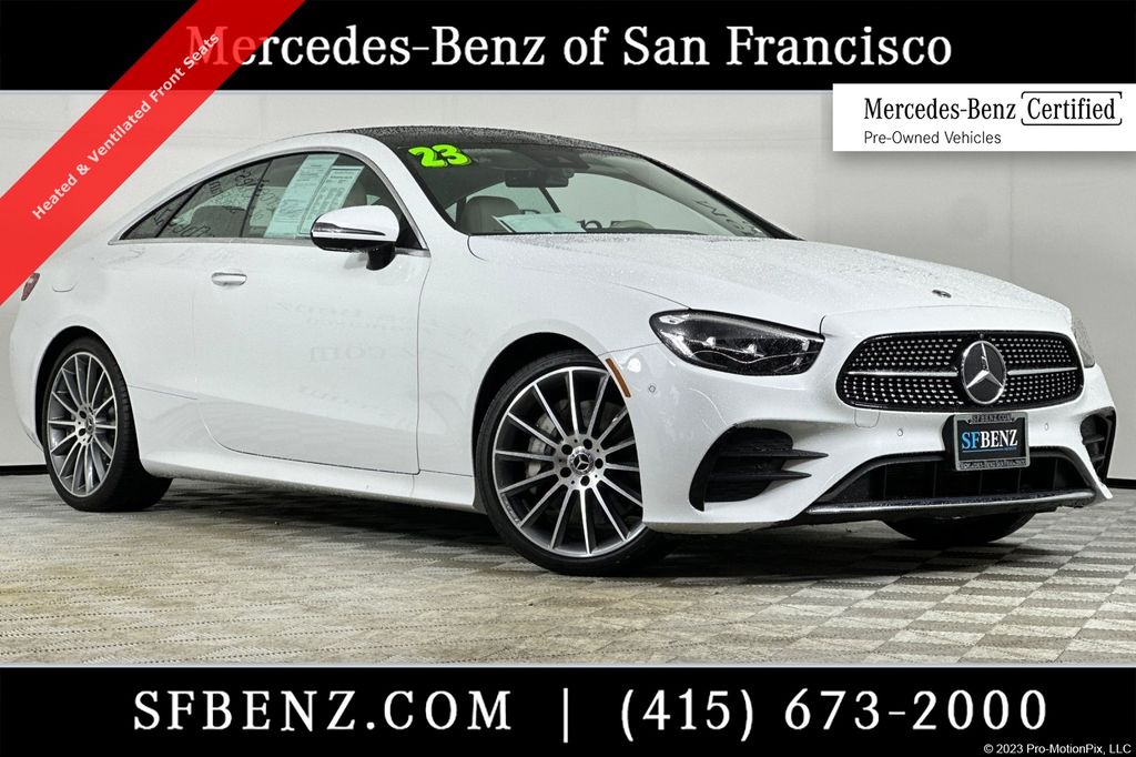 MANUFAKTUR Moonlight White Metallic 2023 Mercedes-Benz E-Class E 450 RWD Convertible Rear-Wheel Drive 9-Speed Automatic