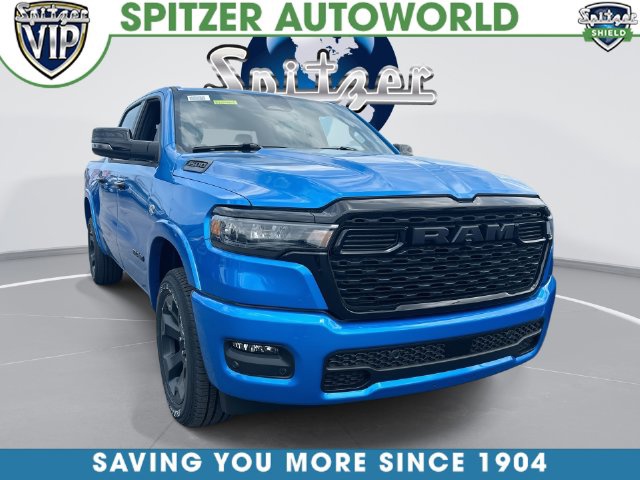 Hydro Blue Pearlcoat 2026 RAM 1500 Pickup Truck Four-Wheel Drive 8-Speed Automatic