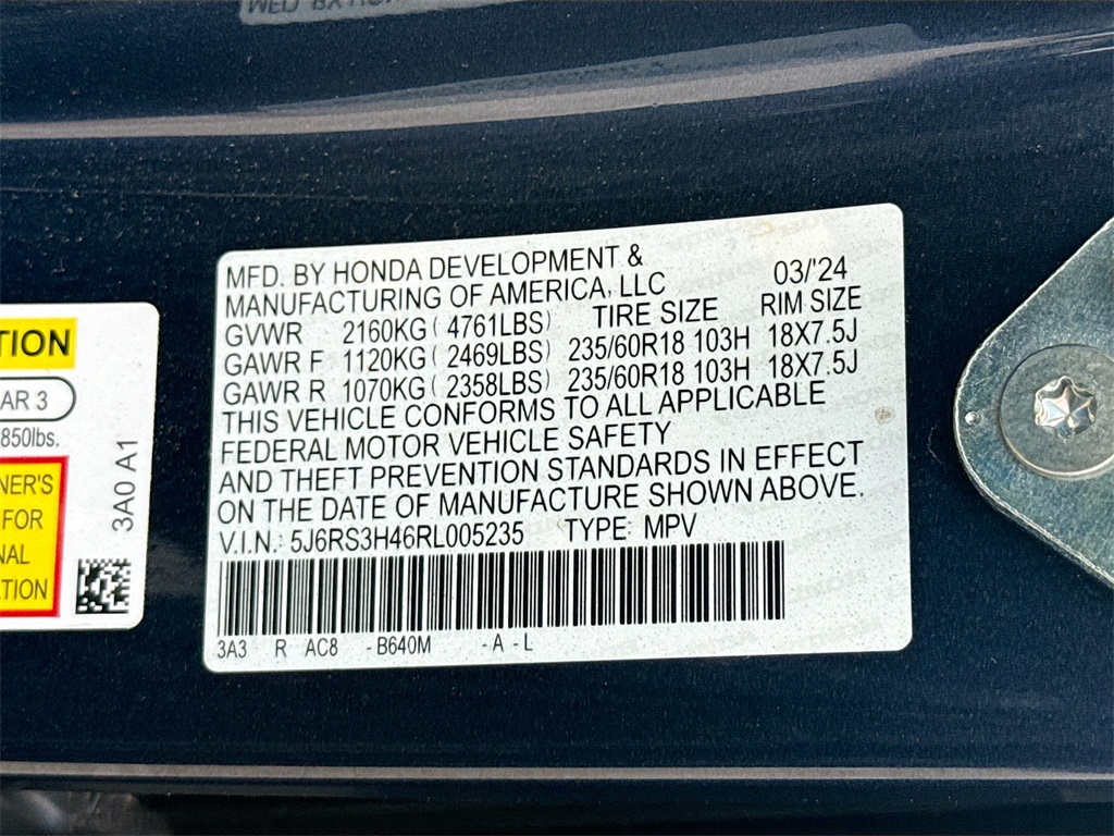 2024 Honda CR-V EX Blue at Westside Lexus