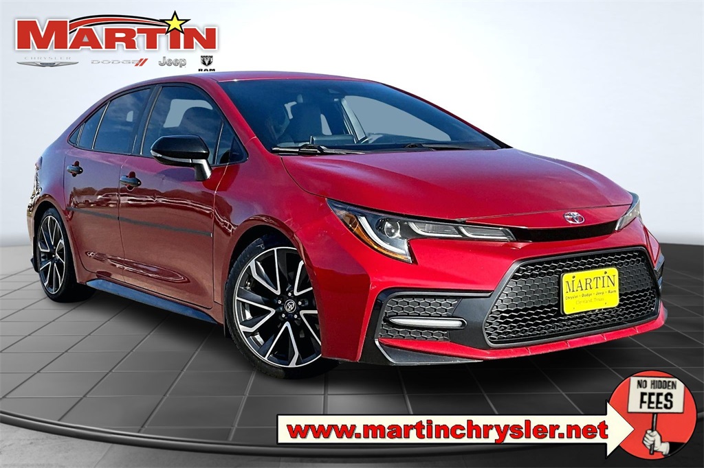 2021 Toyota Corolla SE Red at Emmons Autoplex