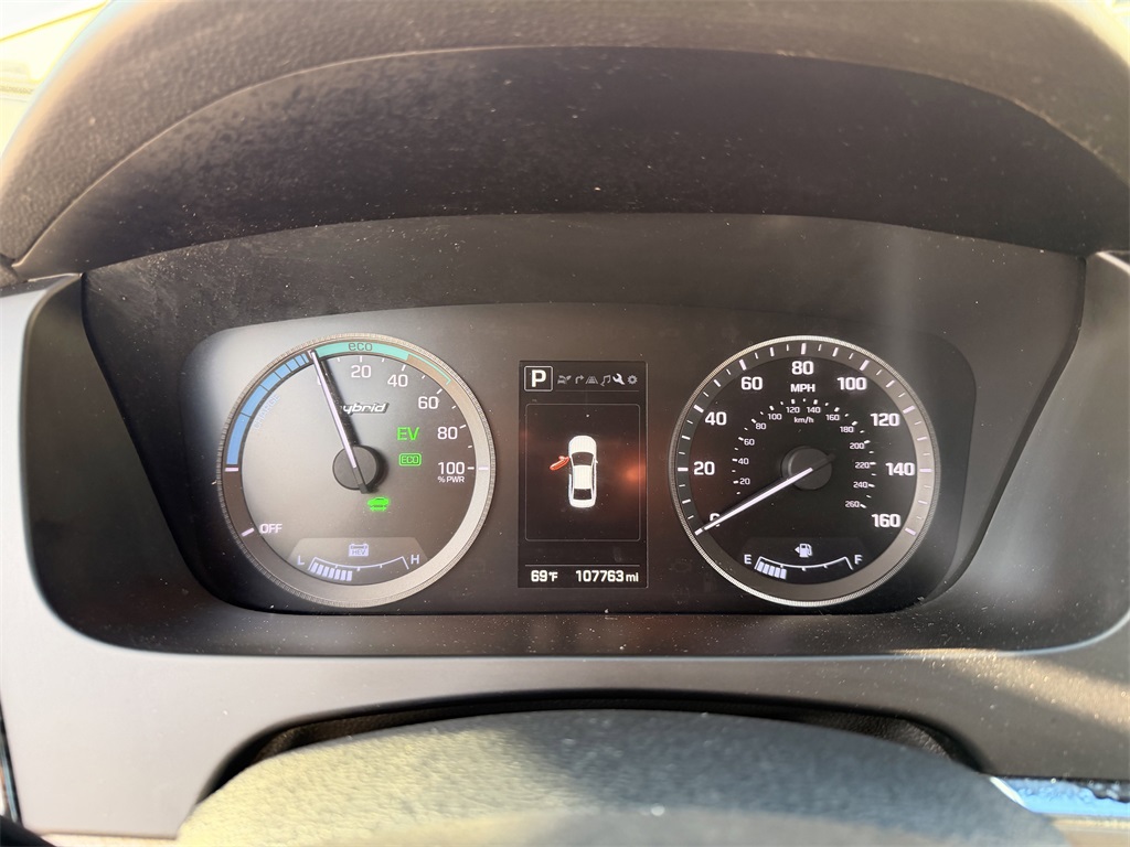 2017 Hyundai Sonata Hybrid Limited Gray at Autostrade