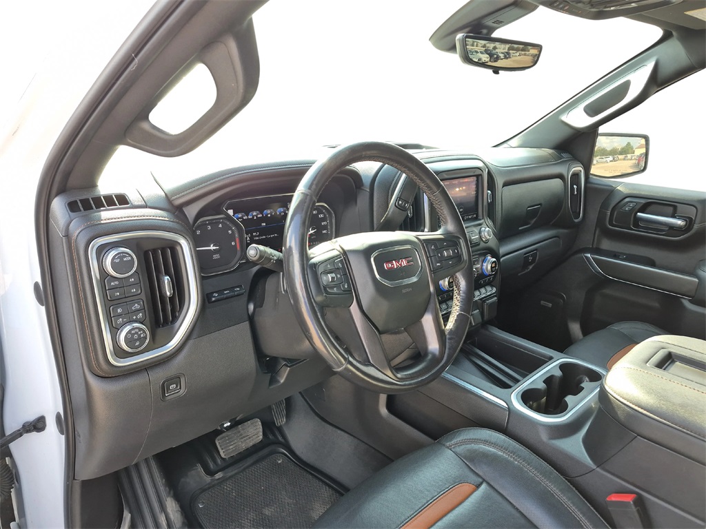 2022 GMC Sierra 1500 Limited AT4 White at Mac Haik CDJR North Houston