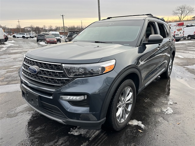 Used 2022 Ford Explorer XLT with VIN 1FMSK8DH7NGB07753 for sale in Kansas City