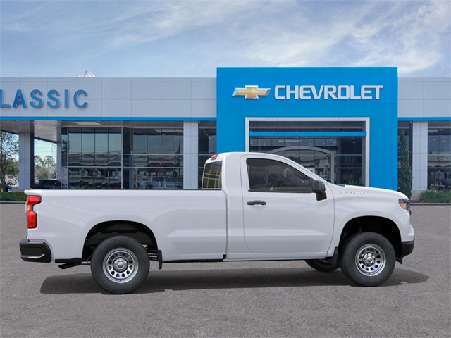 2025 Chevrolet Silverado 1500 WT White at Classic Elite Chevrolet Sugar Land