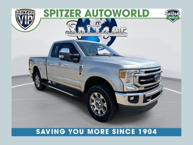 Silver Metallic 2021 Ford F-350 Super Duty Pickup Truck Four-Wheel Drive Automatic