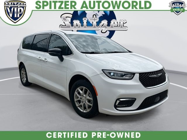 Bright White Clearcoat 2024 Chrysler Pacifica Touring L FWD Minivan Front-Wheel Drive 9-Speed Automatic