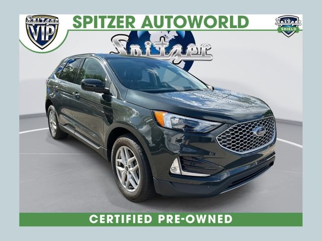 Forged Green Metallic 2024 Ford Edge SUV / Crossover All-Wheel Drive 8-Speed Automatic